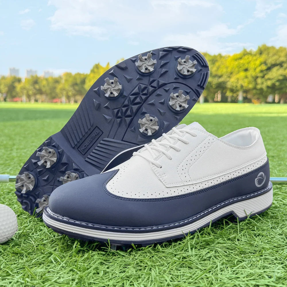 New Men Spiked Walking Golf Shoes Size 7-14