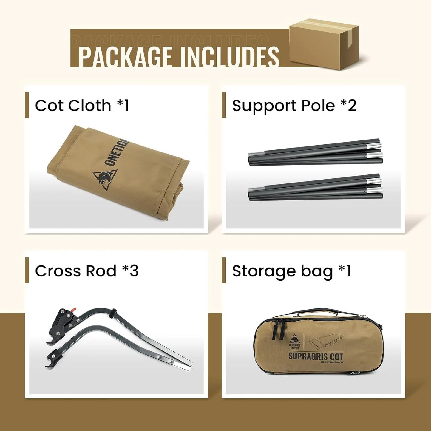 Strong Lightweight Folding Camping Cot