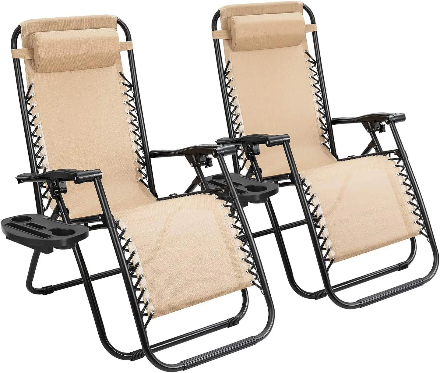 Outdoor Folding Lounge Chair Adjustable Recliners