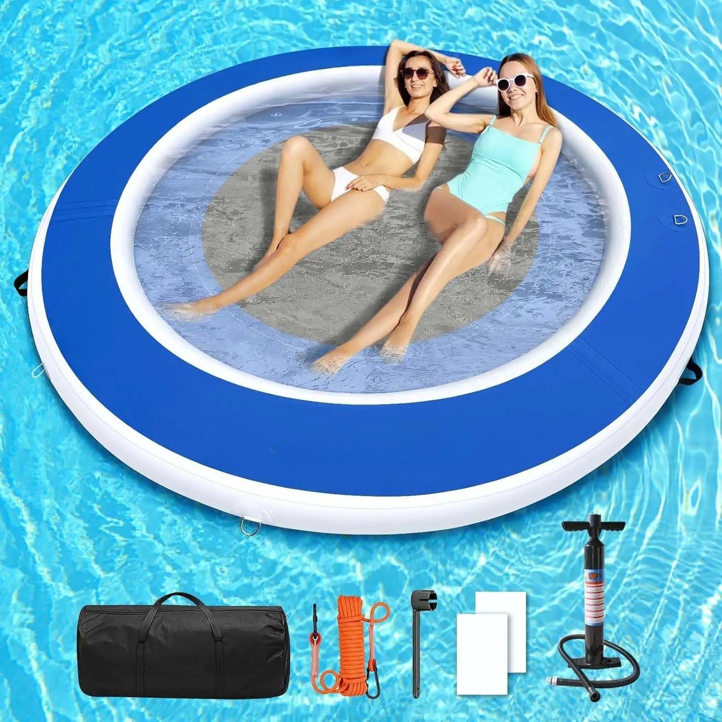 Inflatable Floating Water Hammock, for Adults Kids
