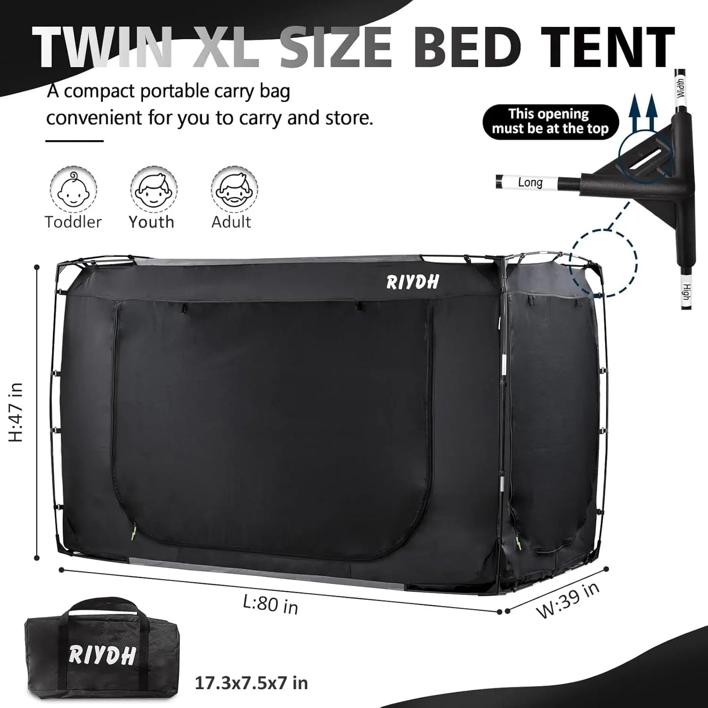 Indoor Bed Tent for Adults and Kids