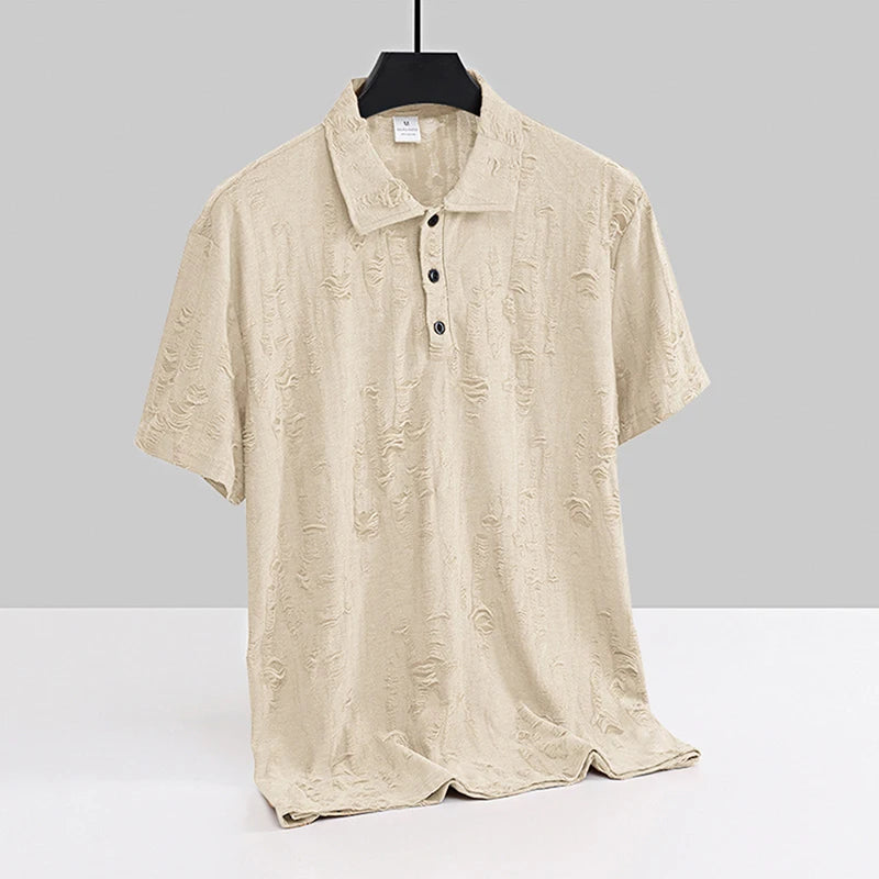 Men s Casual Short Sleeve V- Neck T-Shirts