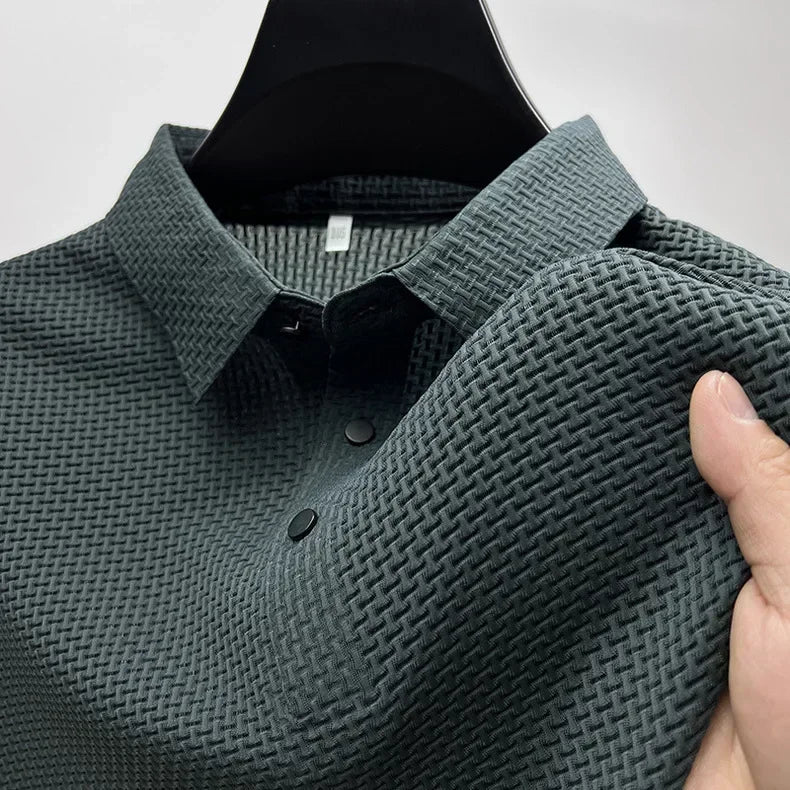 Men's Ultra Stretch Loose Fit Polo Shirts Breathable