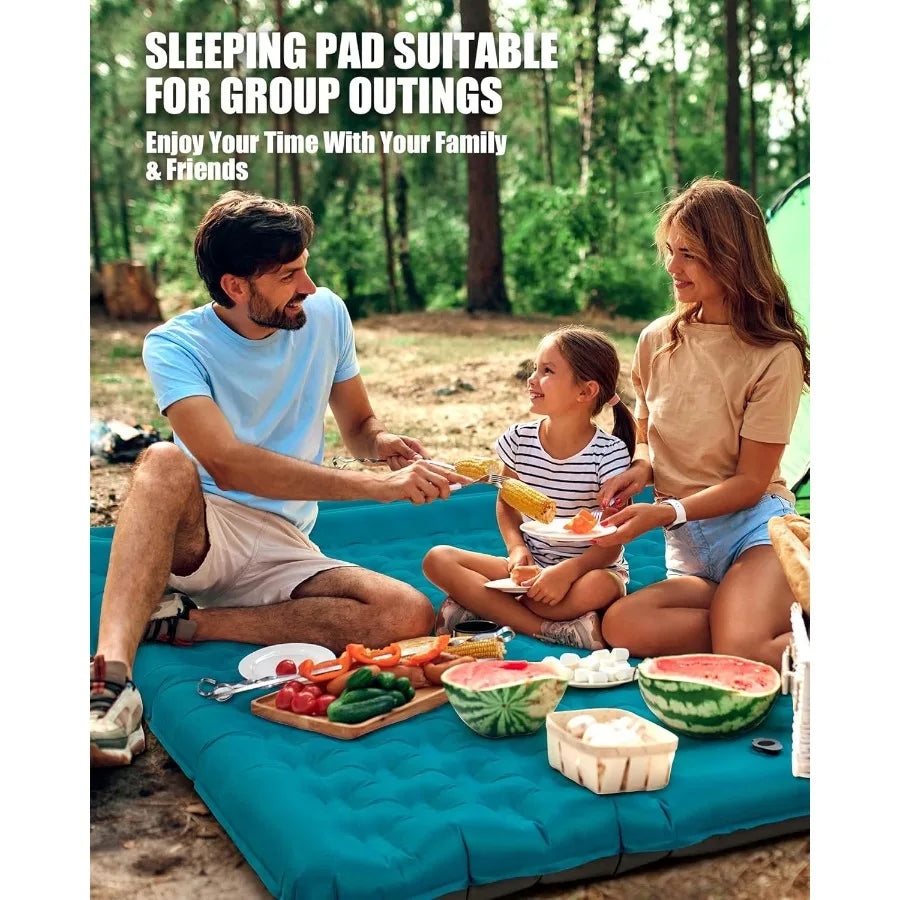 Double inflatable Extra Thick Camping Sleeping Pad