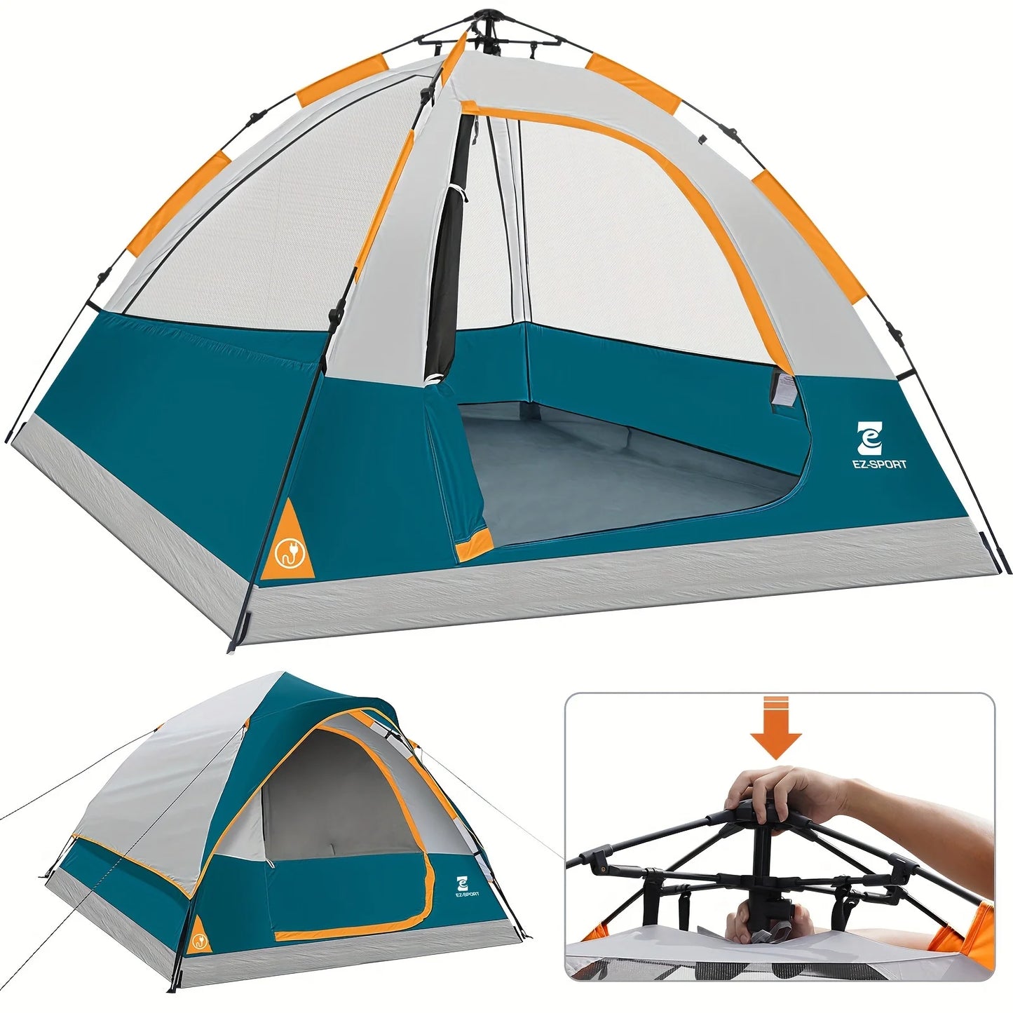 4 Person Instant Easy Set Up Camping Tent