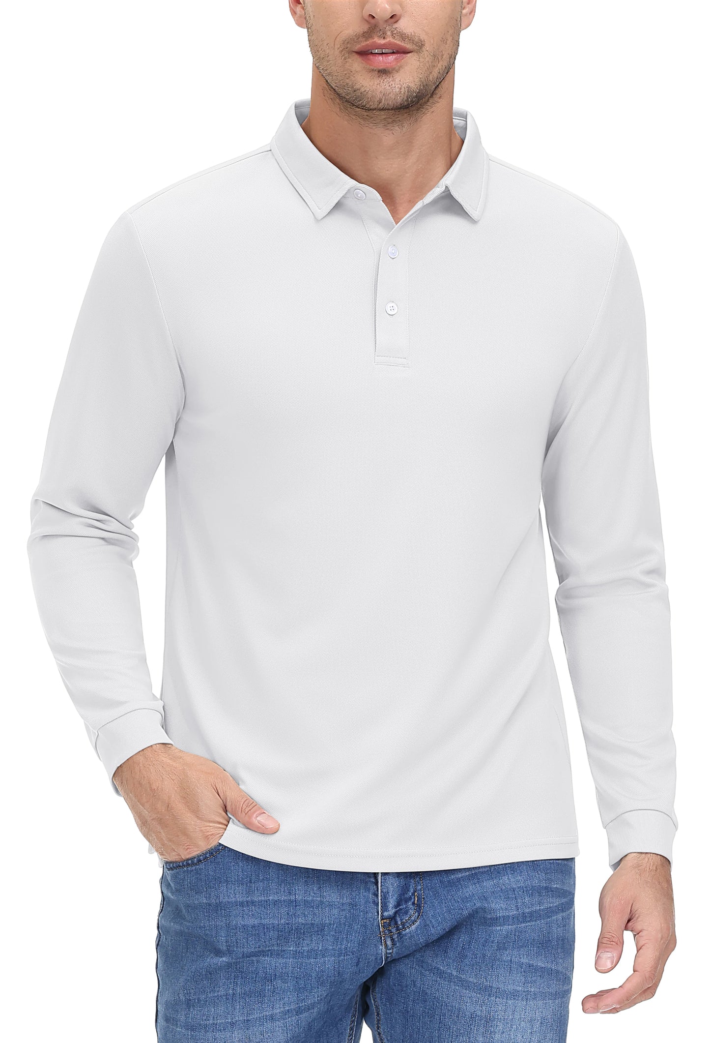Mens Golf Polos Quick Dry Breathable T-shirt