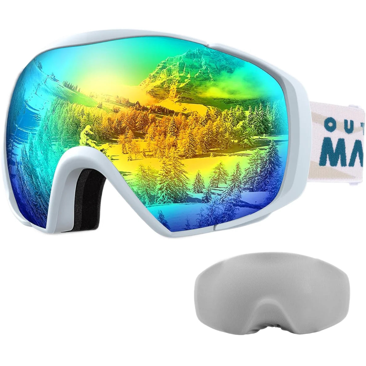 Outdoor Master Ski and Snowboard Goggles OTG Anti-Fog
