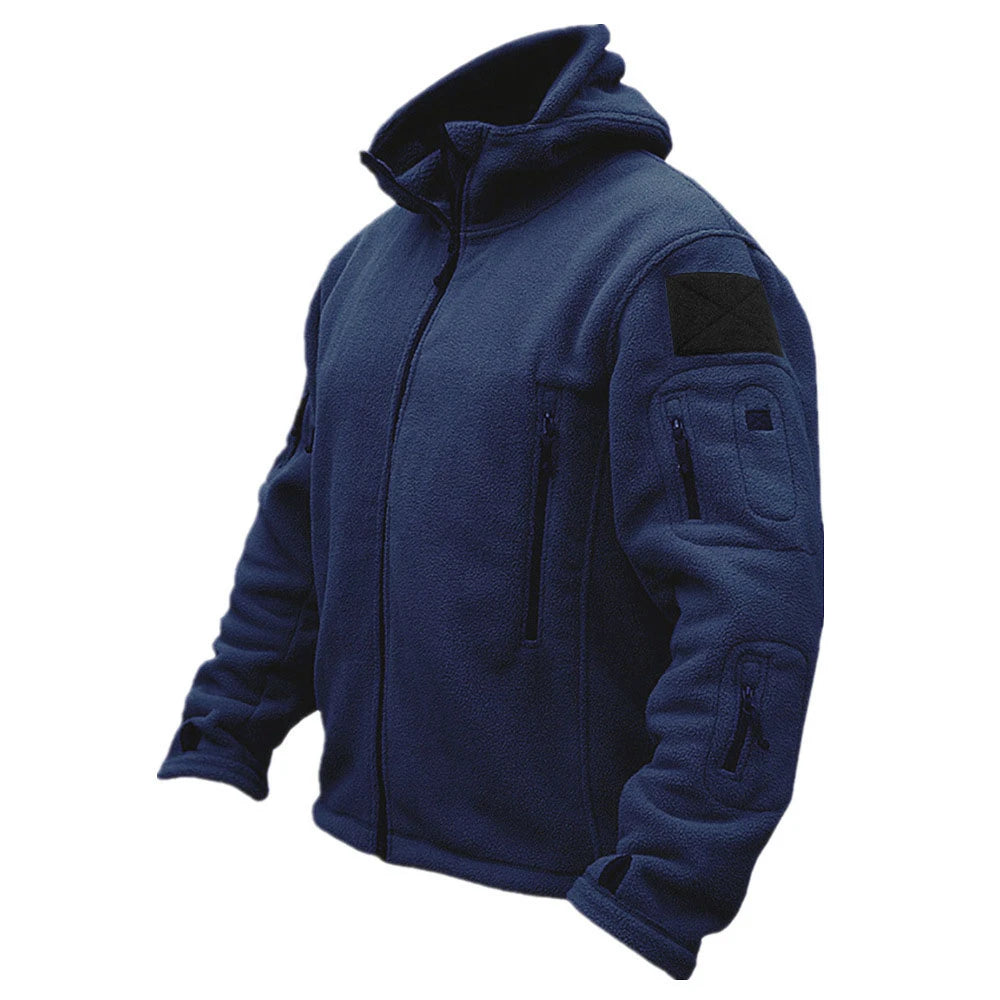 Military Winter Thermal Fleece Tactical Hooded Coat