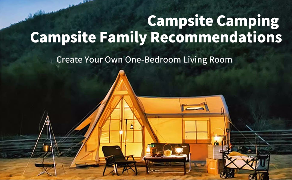 Large Inflatable Cabin Tent for 4-Seasons