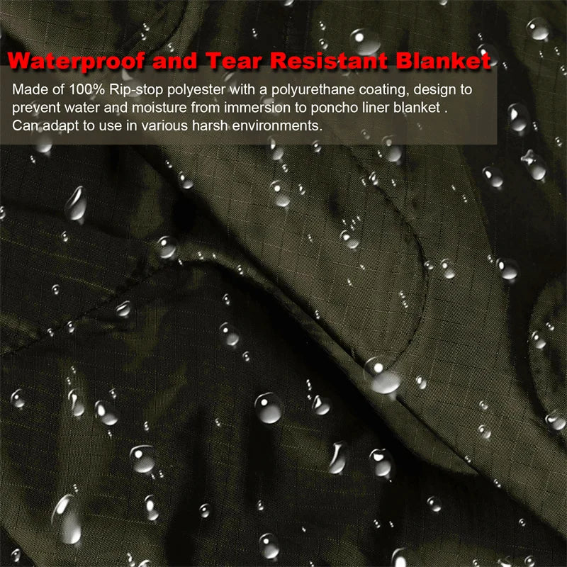 Camping Hunting Camouflage Water Repellent Poncho