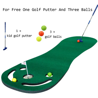 indoor Outdoor Training Putting Green Mats Set