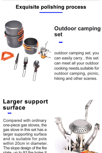 Back Packing  Complete Outdoor Cookware Set