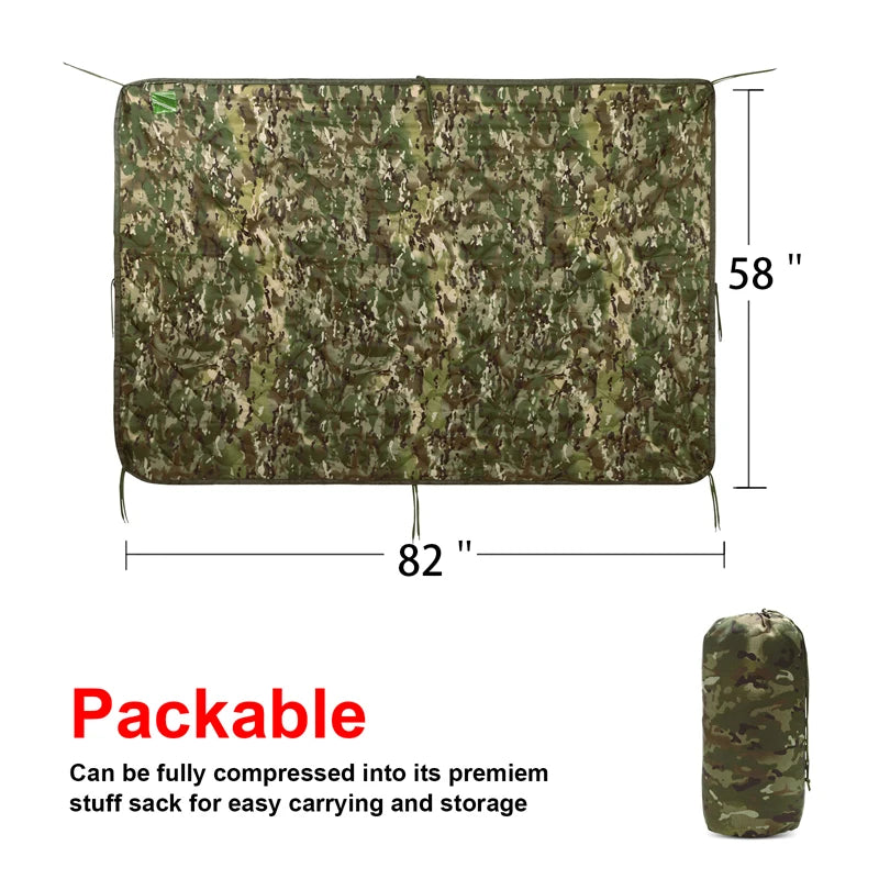 Camping Hunting Camouflage Water Repellent Poncho