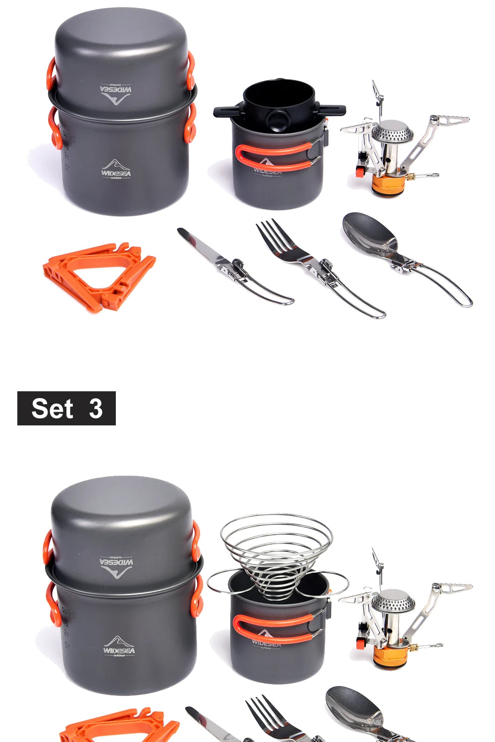 Back Packing  Complete Outdoor Cookware Set