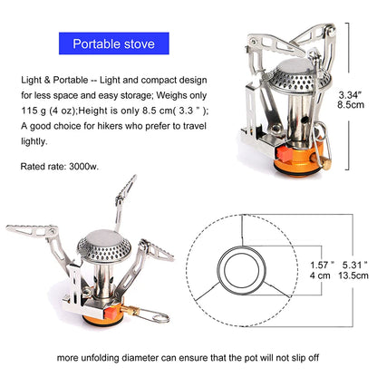 Back Packing  Complete Outdoor Cookware Set