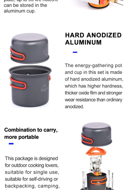 Back Packing  Complete Outdoor Cookware Set