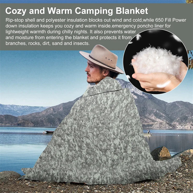 Camping Hunting Camouflage Water Repellent Poncho