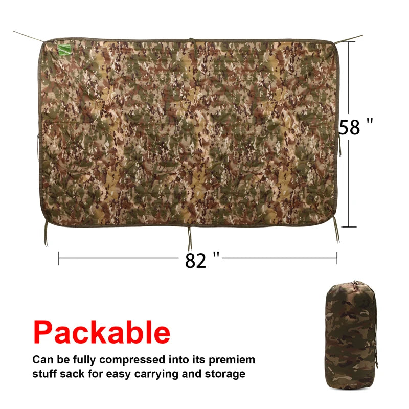 Camping Hunting Camouflage Water Repellent Poncho