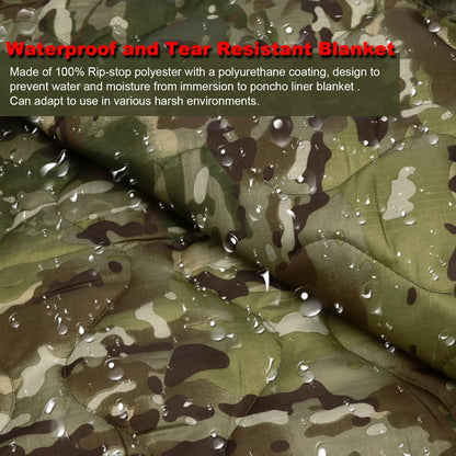 Camping Hunting Camouflage Water Repellent Poncho