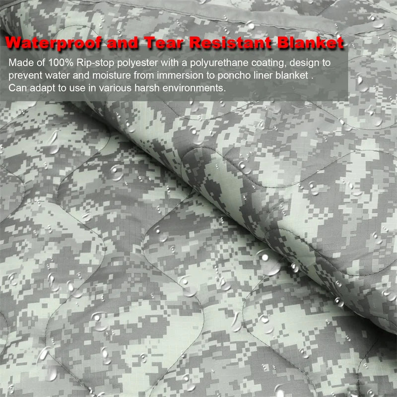 Camping Hunting Camouflage Water Repellent Poncho