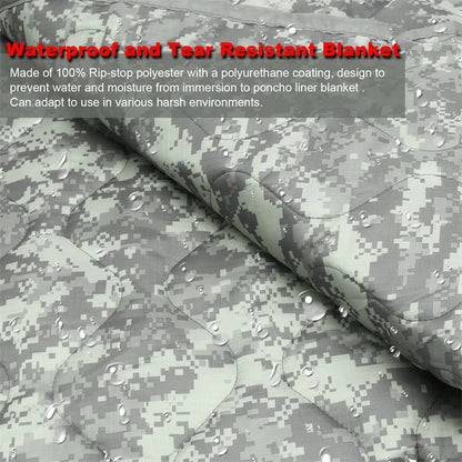 Camping Hunting Camouflage Water Repellent Poncho