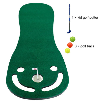 indoor Outdoor Training Putting Green Mats Set