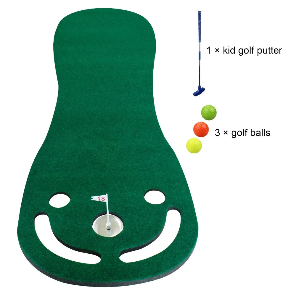 indoor Outdoor Training Putting Green Mats Set