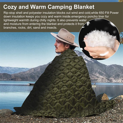 Camping Hunting Camouflage Water Repellent Poncho
