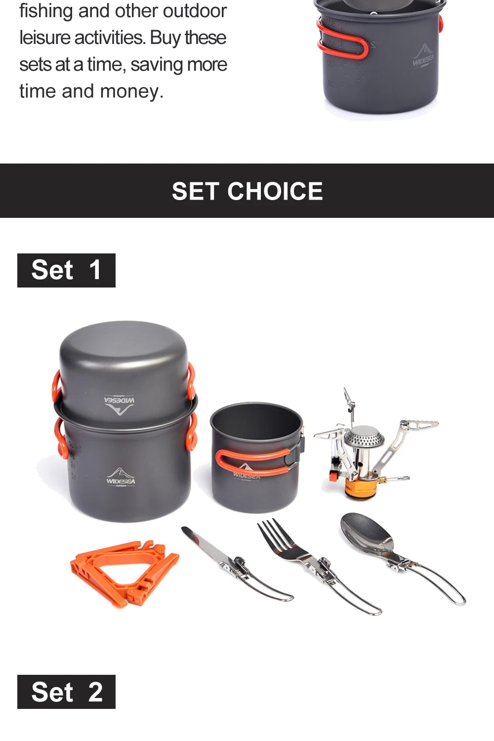 Back Packing  Complete Outdoor Cookware Set