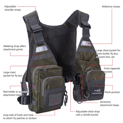 Great Light Flyfishing Vest for Men & Women