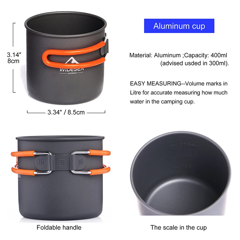 Back Packing  Complete Outdoor Cookware Set