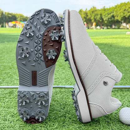 Golf Spiked Sneakers Walking Footwears for Golfers