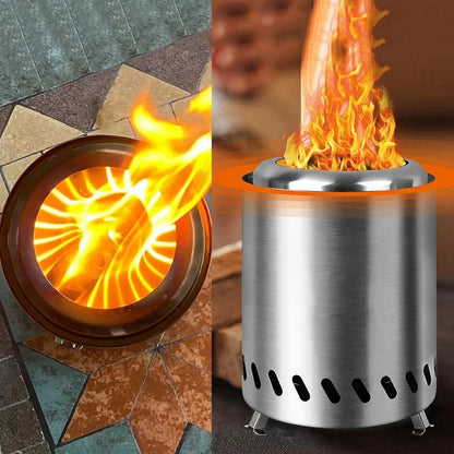 Smokeless Tabletop Wood Burning Fire Pit