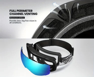 Outdoor Master Ski and Snowboard Goggles OTG Anti-Fog