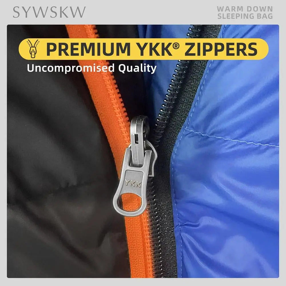 Adult Backpacking Cold-Weather Down Sleeping Bag