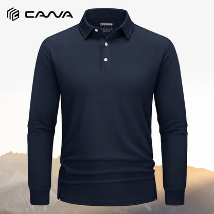 Mens Golf Polos Quick Dry Breathable T-shirt