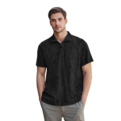 Men s Casual Short Sleeve V- Neck T-Shirts
