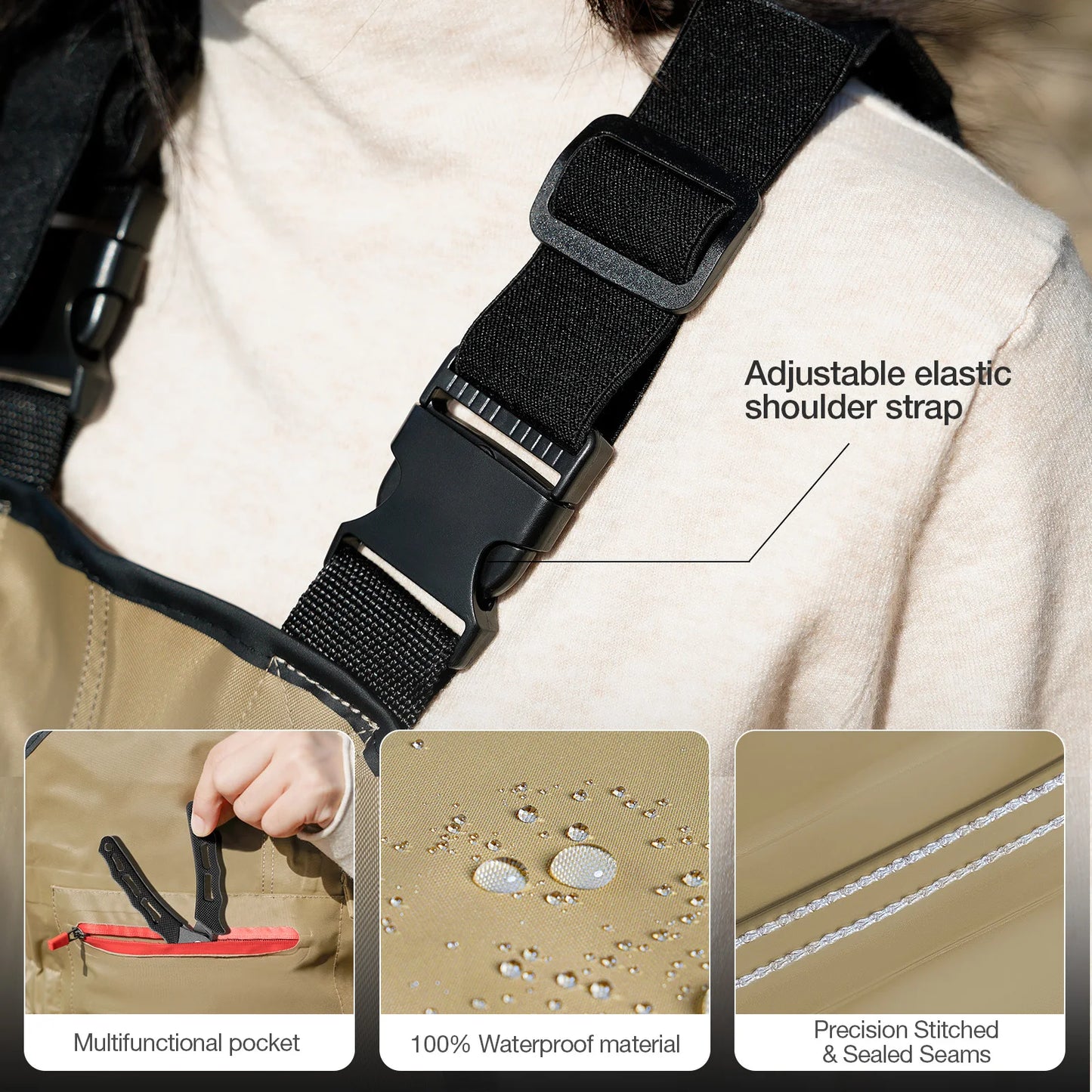 Waterproof Youth Chest Waders for Kids