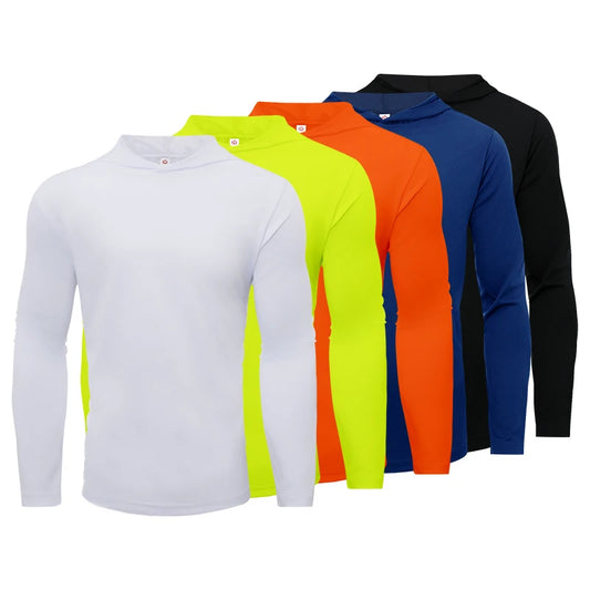 Men's five piece sports long sleeved T-shirt,
