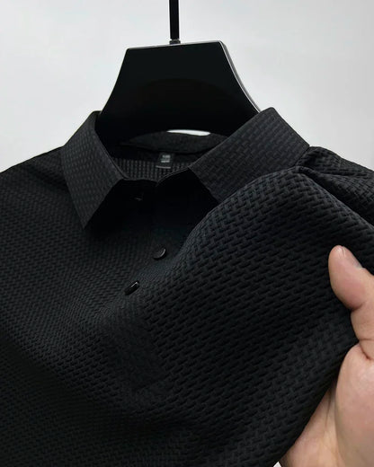 Men's Ultra Stretch Loose Fit Polo Shirts Breathable