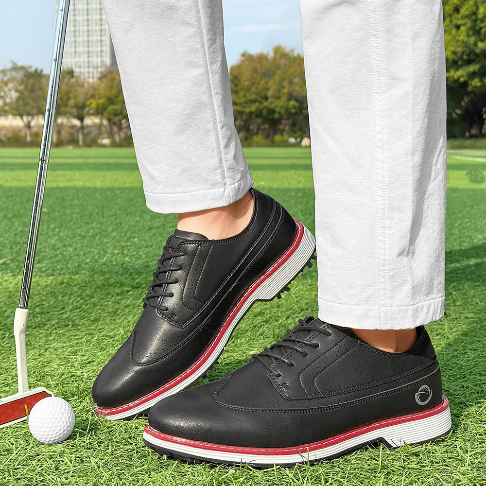 New Men Spiked Walking Golf Shoes Size 7-14