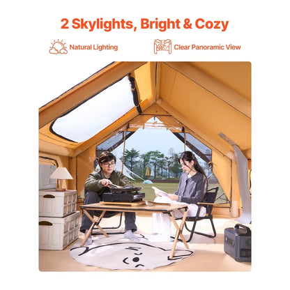 Spacious Inflatable Tent for Family Camping