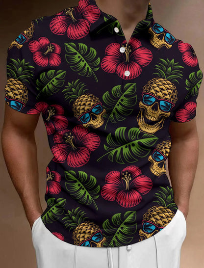 Men's Golf Shirt Hawaii Golf Polo Shirt