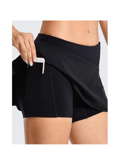 Women's Tennis Golf Culottes with Pockets,