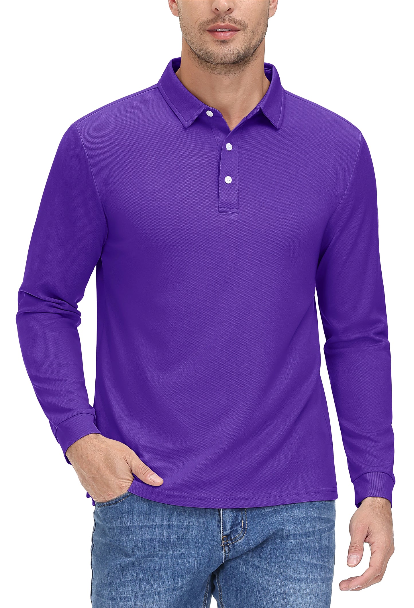 Mens Golf Polos Quick Dry Breathable T-shirt
