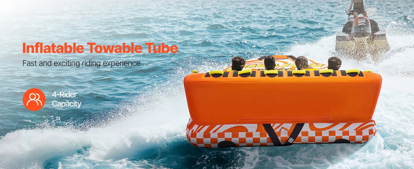 Water Sport Towable Tube for Boat to Pull