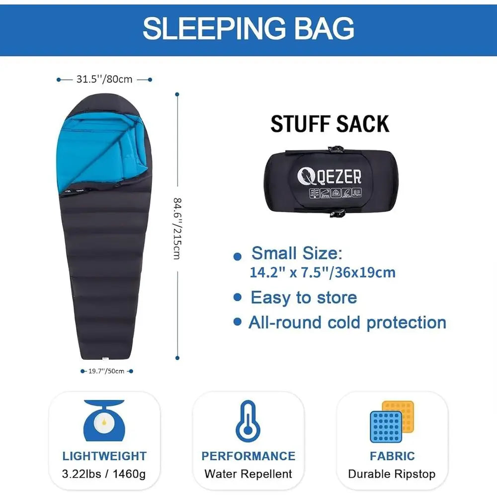 Light-Weight Cold Weather Backpacking Mommy Bag