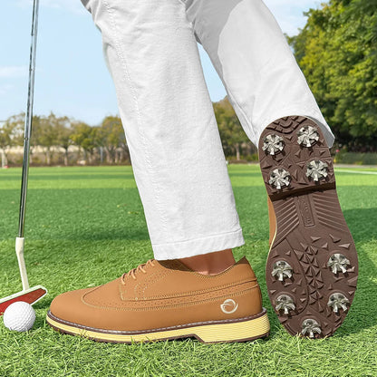 New Men Spiked Walking Golf Shoes Size 7-14
