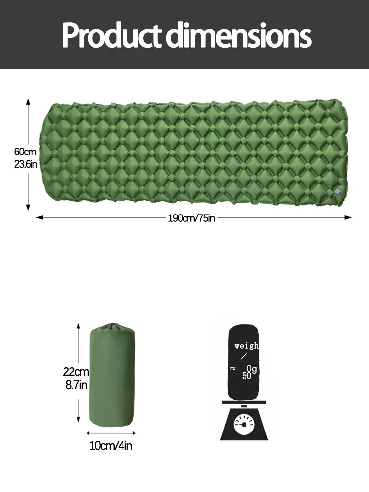 Inflatable Folding Sleeping Beach floating Pad