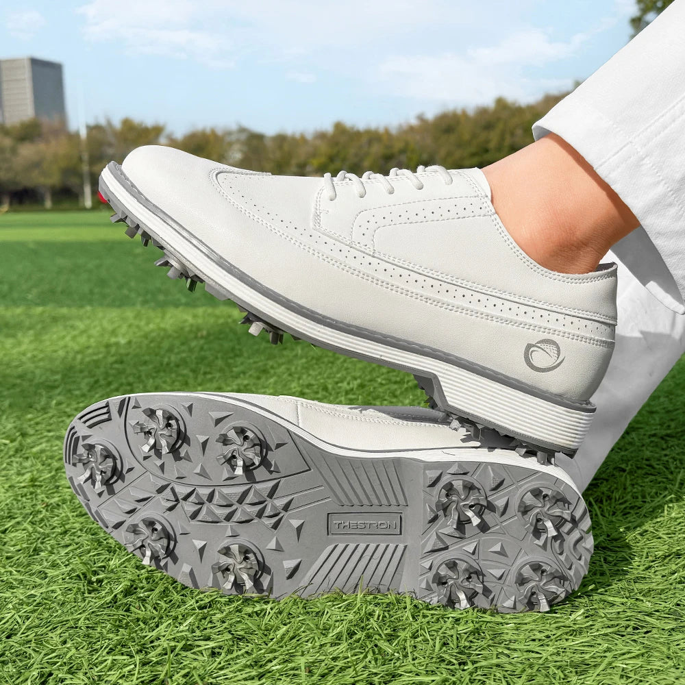 New Men Spiked Walking Golf Shoes Size 7-14